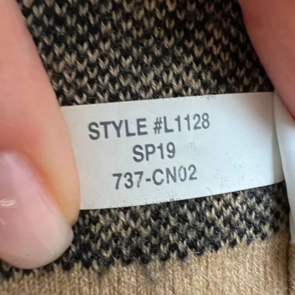 J. Crew V-neck Cardigan Sweater in Leopard Jacquard Relaxed Merino L1128 S